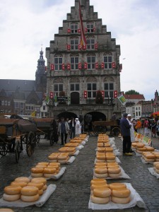 Foto Gouda-Laibe auf der Straße